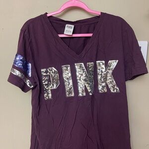 PINK Victoria's Secret Plum Tee